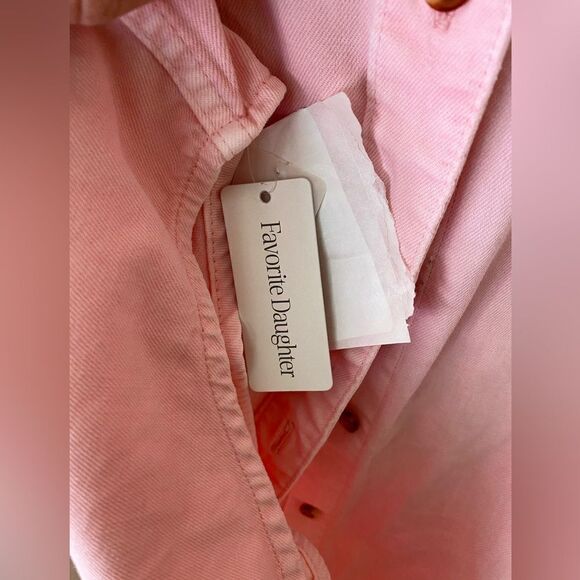 Favorite Daughter ex boyfriend shirt ballet pink Oxford button down Revolve - Picture 11 of 11